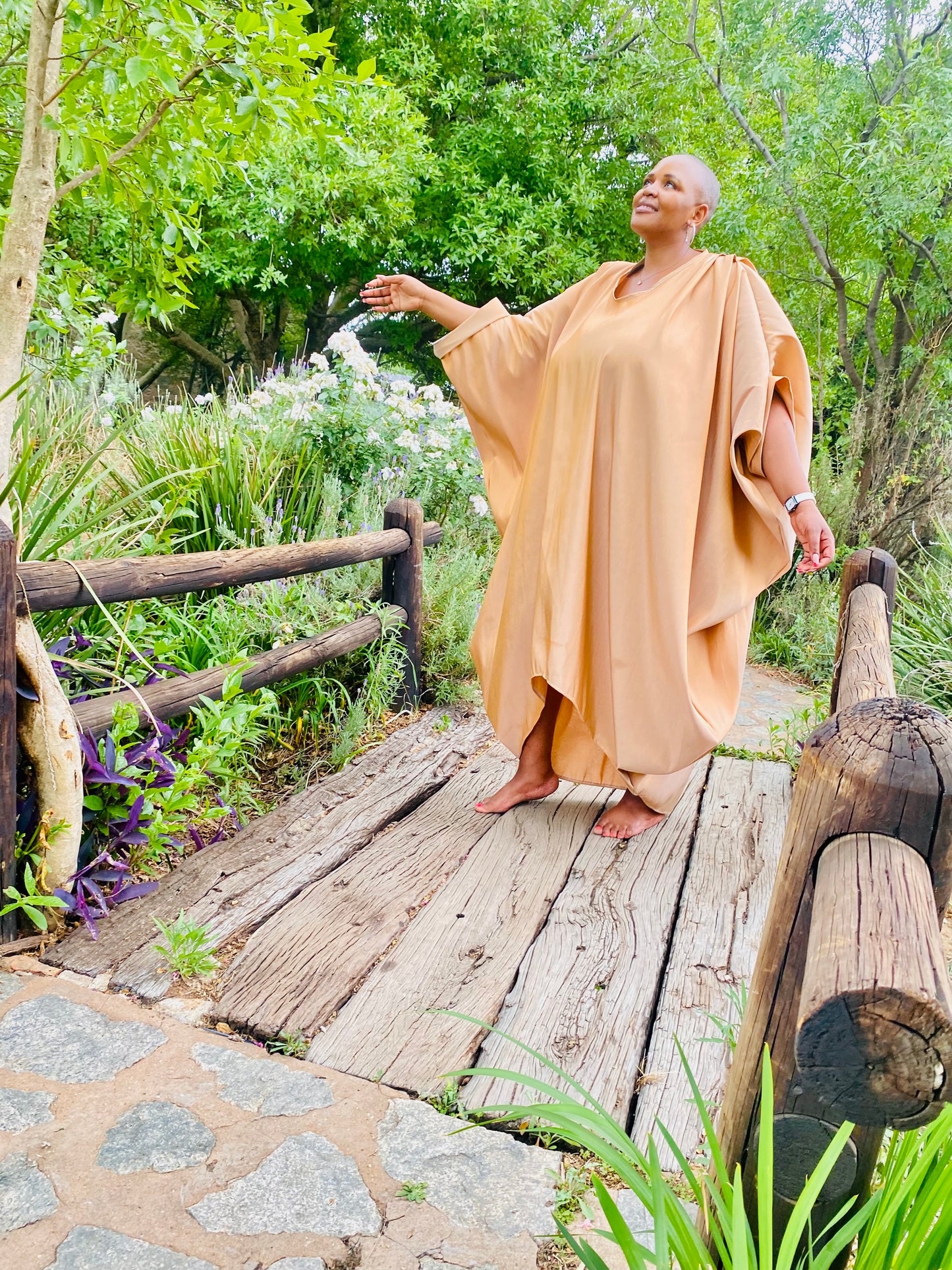 Somizi Gold Dress