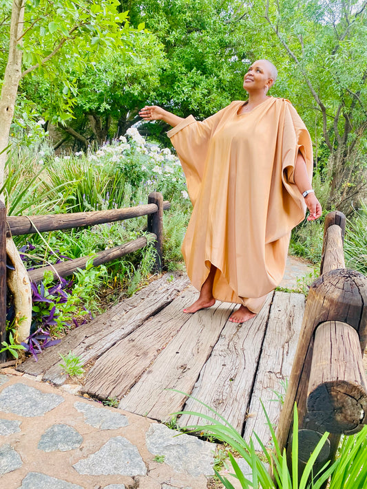 Somizi Gold Dress