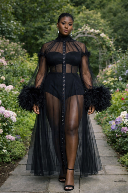 Nombuso Sheer Dress